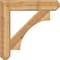 Ekena Millwork Westlake Craftsman Rough Sawn Bracket w/ Offset Brace, Western Red Cedar, 8"W x 36"D x 36"H BKT0806X36X36WTL04RWR - alternate 3